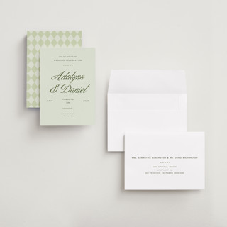 This is a lemongrass save the date with standard by Sam Dubeau called swoon printing on signature in grand