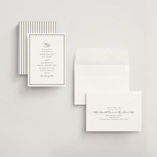 This is a noir save the date with standard by Amy Kross called overlapping printing on signature in grand