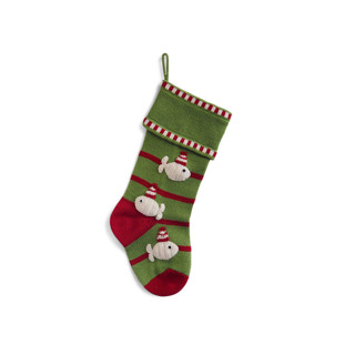 This is a green holiday decorations by Melange Collection called fish stocking for cat - green in standard