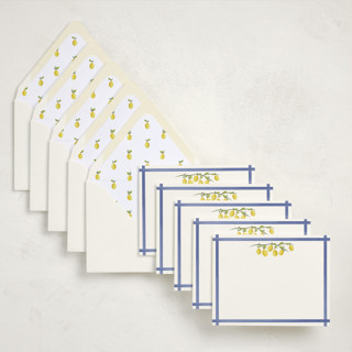 This is a zest stationery set by Tina Faselli called limoncello (set of 10) in standard