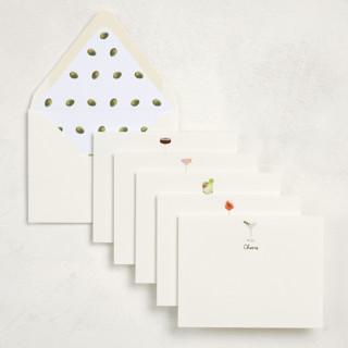 This is a colorful stationery set by Baumbirdy called let's toast! (set of 10) in standard