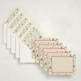 This is a balsam stationery set by Jen Ramsey called après ski (set of 10) in standard