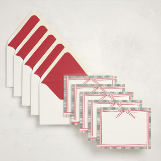 This is a pine stationery set by Chris Griffith called wrapped with a bow (set of 10) in standard