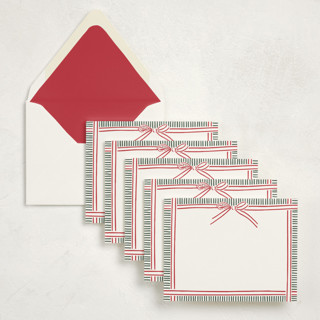 This is a pine stationery set by Chris Griffith called wrapped with a bow (set of 10) in standard