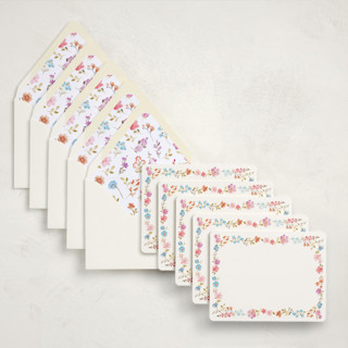 This is a meadow stationery set by Petra Kern called everlasting romance (set of 10) in standard