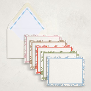 This is a multi stationery set by Jenna Holcomb called classic toile in standard