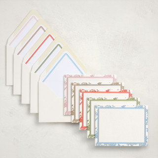 This is a multi stationery set by Jenna Holcomb called classic toile in standard