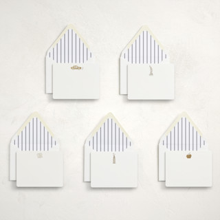 This is a gilded stationery set by Teju Reval called gilded nyc in standard