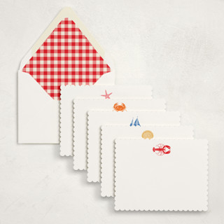 This is a multi stationery set by Pippa Shaw called east coast summer in standard