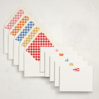This is a multi stationery set by Pippa Shaw called east coast summer in standard