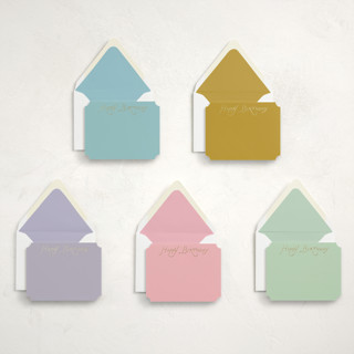 This is a multi stationery set by Minted called birthday sparkle in standard