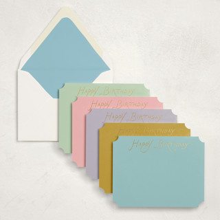 This is a multi stationery set by Minted called birthday sparkle in standard