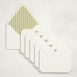 This is a honey stationery set by Heather Schertzer called golden hum in standard