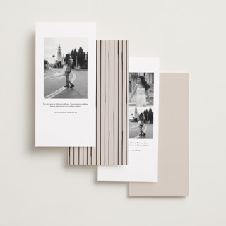 This is a sand save the date with standard by Chelsea Petaja called photo booth printing on recycled smooth signature in tall