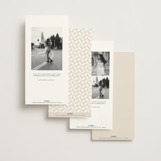 This is a linen save the date with standard by Vanessa Doyle called in love printing on signature in tall