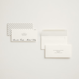 This is a ink save the date with standard by Ani Somi called finely printing on signature in tall