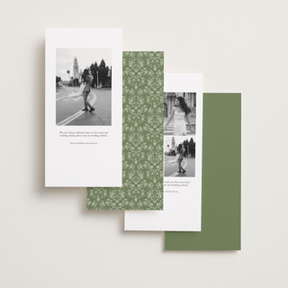 This is a forest save the date with standard by Sherley Ferreira called vintage garden printing on recycled smooth signature in tall