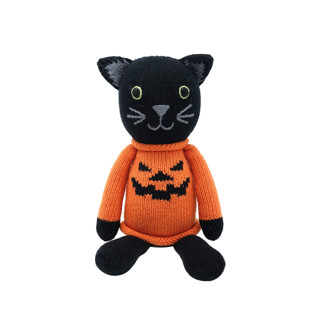 This is a multicolor accent pieces by Melange Collection called halloween cat in standard