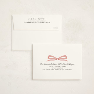 This is a rose kids thank you cards with standard by mo kelley called slumber party printing on strathmore in standard