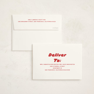 This is a cherry kids thank you cards with standard by Ani Somi called bubble gum printing on strathmore in standard