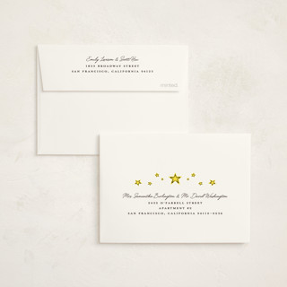 This is a electric kids thank you cards with standard by mo kelley called let’s dance printing on strathmore in standard