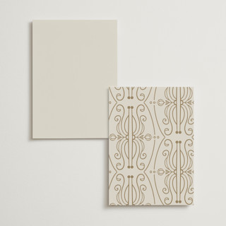 This is a ivory table numbers with foil pressed by Maria Hilas-Louie called ornate elegance printing on doublethick in standard