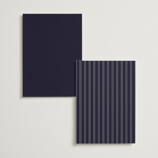 This is a navy table numbers with foil pressed by Sarah Brown called traditionalist printing on doublethick in standard