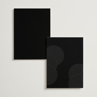 This is a onyx table numbers with foil pressed by Lori Wemple called ionic printing on doublethick in standard