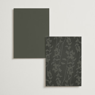 This is a ivy table numbers with foil pressed by Kelly Schmidt called quince printing on doublethick in standard