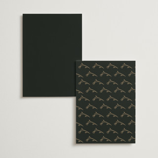 This is a onyx table numbers with foil pressed by Nicoletta Savod called majesty printing on doublethick in standard