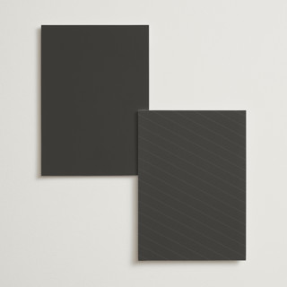 This is a stormy table numbers with foil pressed by Jessica Williams called over monogram printing on doublethick in standard