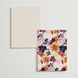 This is a cream table numbers with foil pressed by Lori Wemple called bouquet printing on doublethick in standard