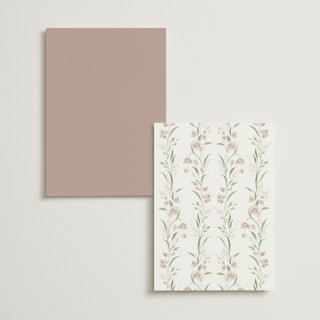 This is a spring mist table numbers with foil pressed by Erin L. Wilson called meadow printing on doublethick in standard