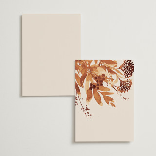 This is a rust table numbers with foil pressed by Chris Griffith called wedding in aspen printing on doublethick in standard