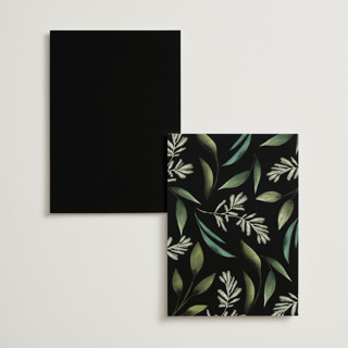 This is a midnight table numbers with foil pressed by Susan Moyal called bold bouquet printing on doublethick in standard