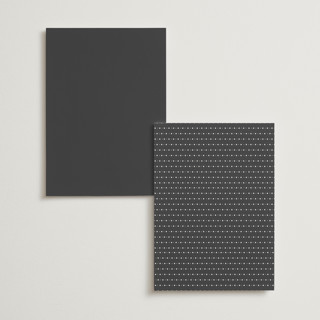 This is a soft black table numbers with foil pressed by Camille Robinson called modern glam printing on doublethick in standard