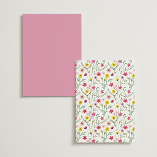 This is a peony table numbers with standard by Yaling Hou Suzuki called wildflower wreath printing on doublethick in standard