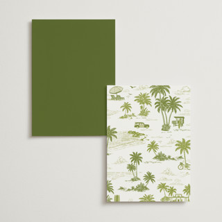 This is a palm table numbers with standard by Jenna Holcomb called west coast toile printing on doublethick in standard