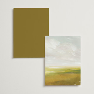 This is a fern table numbers with standard by Lindsay Megahed called savanna printing on doublethick in standard