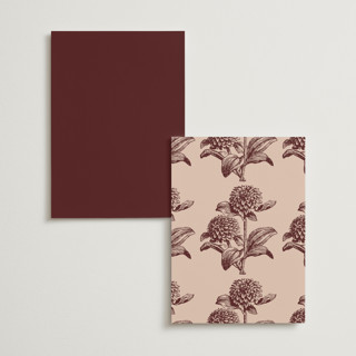 This is a burgundy table numbers with standard by Nazia Hyder called museum printing on doublethick in standard