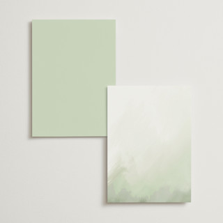 This is a moss table numbers with standard by Hannah Williams called hillside printing on doublethick in standard