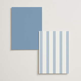 This is a french blue table numbers with standard by Megan Davis called boulevard printing on doublethick in standard