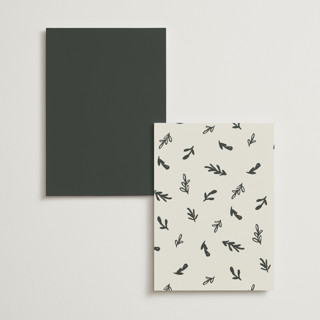 This is a ink table numbers with standard by Kelly Watkins called botanical crest printing on doublethick in standard