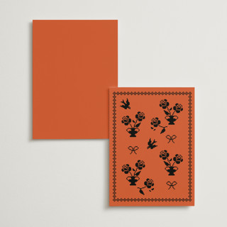 This is a amaro table numbers with standard by Studio Suku called bold and demure printing on doublethick in standard