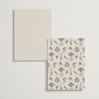 This is a ivory table numbers with standard by Aviva Atri called sketchbook love printing on doublethick in standard