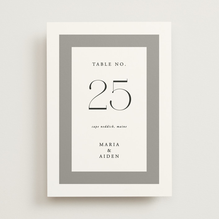 Portrait Table Numbers by Heather Schertzer | Minted