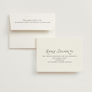 This is a shadow wedding thank you cards with standard by Pixel and Hank called lovers printing on recycled smooth signature in standard