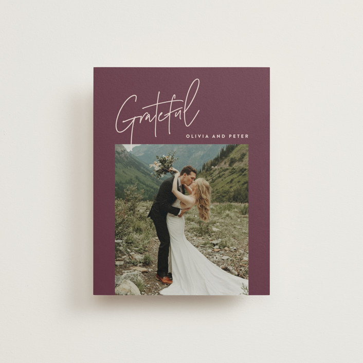 Signed Thank You Card by JoAnn Jinks Minted