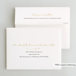 This is a honey wedding thank you cards with standard by Adelyn T. called ink scribble printing on signature in standard