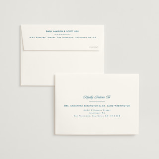 This is a ocean wedding thank you cards with standard by Kelly Schmidt called coast printing on recycled smooth signature in standard